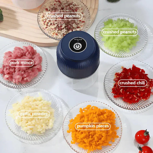📢📢50% OFF!!⏰Cordless Electric Garlic Chopper & Mincer