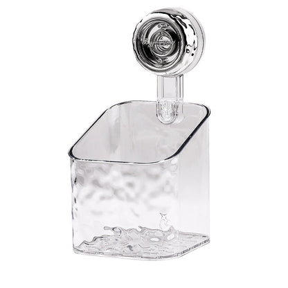 🔥Light Luxury Style Glacier Pattern Suction Cup Shelf