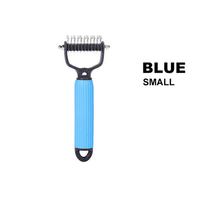 🤩 Reversible Pet Grooming Brush, ✨ Efficient, ⚡ Fast, 💪 Labor Saving！