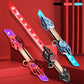 2-in-1 Retractable Double-Head Laser Sword Toy