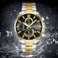 Men's Stainless Steel Business Wrist Watch