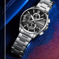 Men's Stainless Steel Business Wrist Watch