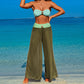 Women's 3-Piece Swimwear Set - Top, Bottom & Beach Pants