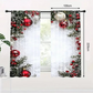 🎅Xmas Sales - 50% OFF🎄Christmas Window Curtains 2-Piece Set for Home Decor