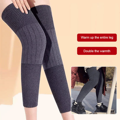 🦵 50% OFF NOW! ❄️ Thermal Fleece Knee Pads – Warm, Elastic & Joint Support for Outdoor Activities 🏂