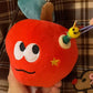Surprise Plush Apple Keychain Charm