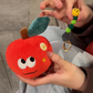 Surprise Plush Apple Keychain Charm