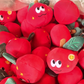 Surprise Plush Apple Keychain Charm