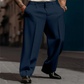 Men’s Casual Pleated Wide-Leg Pants