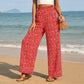 Women's Smocked High Waist Wide Leg Pants👖