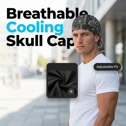 🧢 LIMITED-TIME 50% OFF! ✨ Unisex Breathable Skull Cap – Moisture-Wicking, Helmet-Friendly, Adjustable Fit 🚴‍♂️