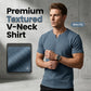 👔 LIMITED-TIME 50% OFF! ✨ Men's V-Neck Short-Sleeve Shirt – Slim Fit, Modern, All-Day Fresh 🌀
