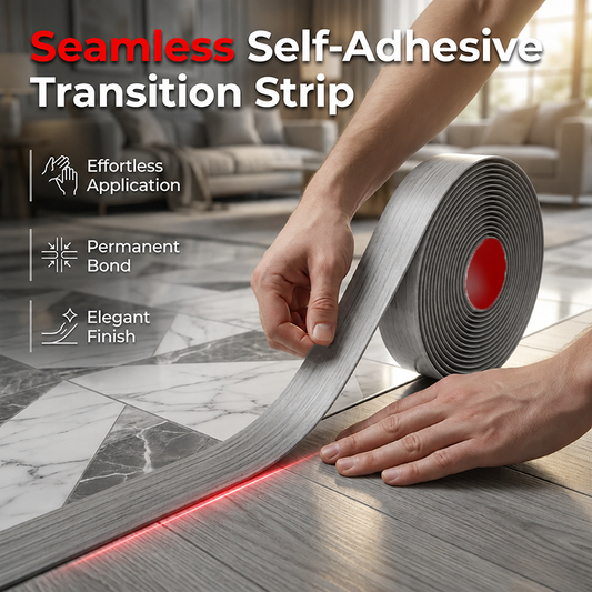 ⏰🔥LIMITED TIME 50% OFF!🔥50K+ SOLD! Self-Adhesive Flexible Floor Transition Strip
