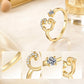 ⏳Limited-time 50% off⏰Adjustable Sparkle Initial Ring for Women💍