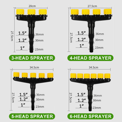 [Super Large Spray] Multi-sprayer Strong Pressure Irrigation Nozzle