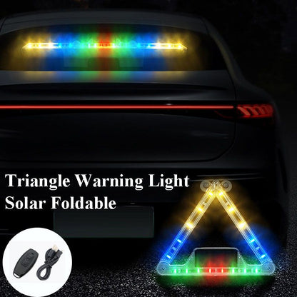 Solar Foldable Triangle Warning Light