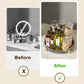 Luxury double-layer rotating storage rack