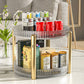 Luxury double-layer rotating storage rack
