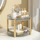 Luxury double-layer rotating storage rack