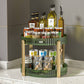 Luxury double-layer rotating storage rack