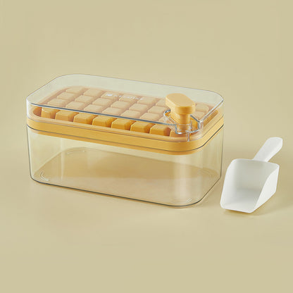 Food Grade Button Type Ice Mold and Ice Storage Box (Comes with an ice shovel)