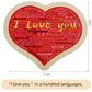 😘“I Love you”Heart Shape Puzzle Building Blocks❣️