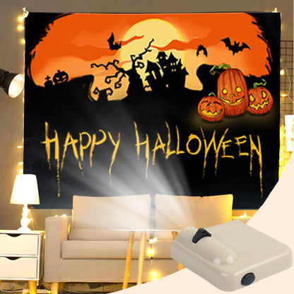 🎅Nice gift🎄🎃Halloween and Christmas atmosphere light projector